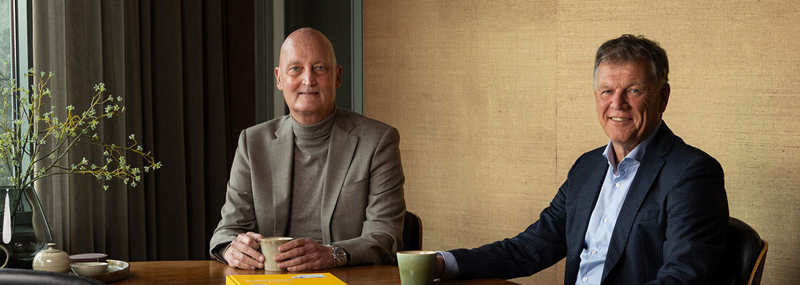 Kees Jan Mourik (links) en Jan-Paul van den Bosch (rechts)